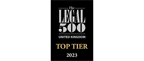 The Legal 500 UK 2023 - Top tier