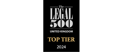 The Legal 500 UK 2024 - Top Tier Firm