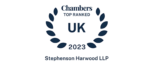 Chambers UK 2023 - Stephenson Harwood - Top ranked